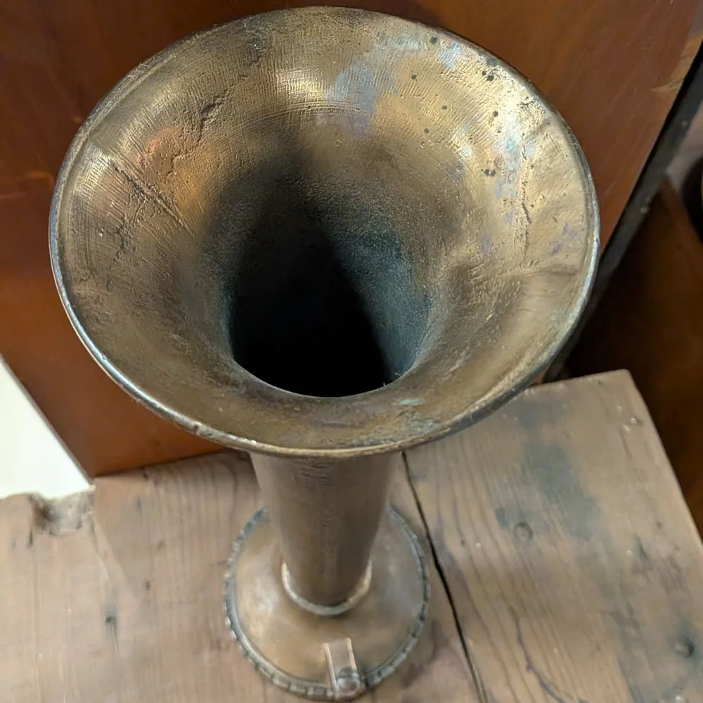 Antique Brass Boxing Bell — Aurora Mills